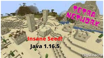Minecraft Java 1.16.5- Insane Seed! - Village, Fortress, Ruined Portal @ Spawn!
