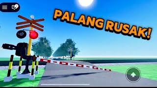 PALANG RUSAK!😭 MAP : PERLINTASAN KERETA API JPL 28 SRAGEN GAME ROBLOX