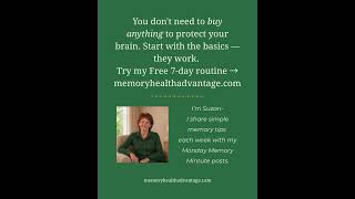 Before You Buy That Memory Supplement | Monday Memory Minute