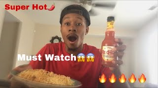 Spicy Noodle Challenge🌶😱//TonyVlogs