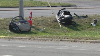 Woman killed, 2 men injured in crash on Indy's east side