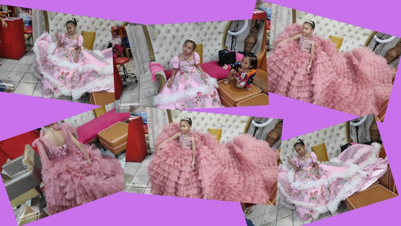 Ang galing Ng apo KO pumili Ng kanyang sinuot na gowns noong 7 th birthday party niya noong Sept 1