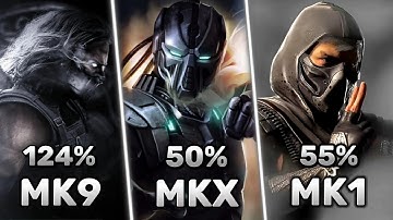 Smoke MK9 vs MKX vs MK1 | Smoke Combos
