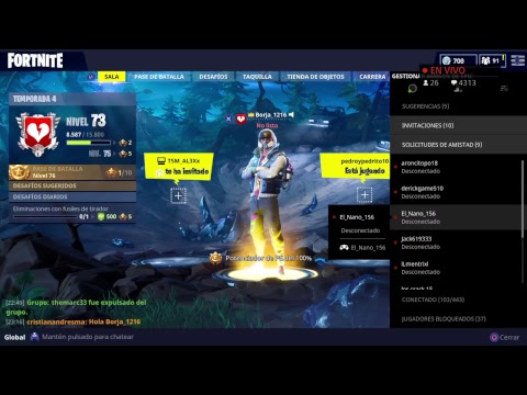 http://fortnite.com/2fa TARDE JUGANDO CON SUBS A FORTNITE BATTLE ROYALE Y... PARTIDAS PERSONALIZADAS?