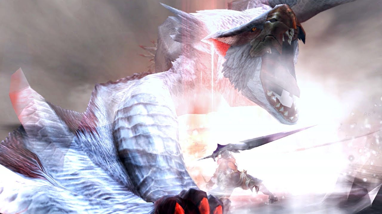 Mhf 白き迅風が空を裂き断つ 極み駆けるナルガクルガ 双剣ソロ 60fps Youtube