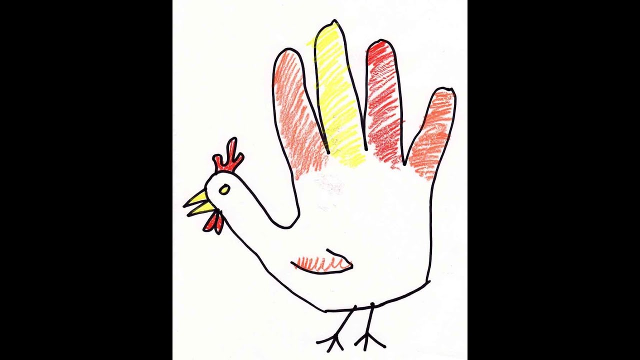 How To Draw A Thanksgiving Turkey - YouTube