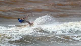 Session de kitesurf