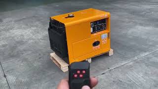 Remote Portable Diesel Generator Super Silent Resimi