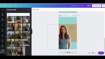 How to Make a Reel out of Photos using Canva