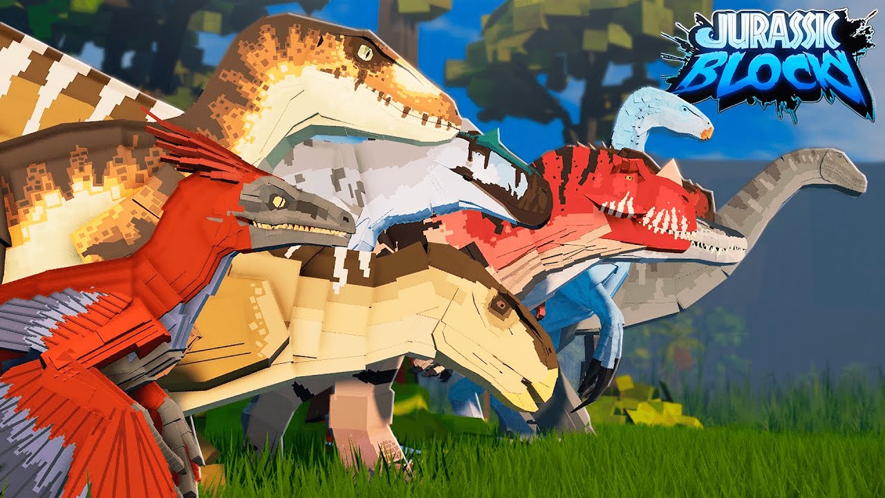 CORRIDA DE DINOSSAUROS! O MAIS RÁPIDO VENCE!! | ROBLOX Jurassic Blocky