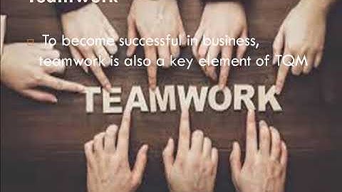 Elements of Total Quality Management (Slides)