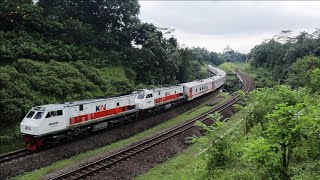 Evening Trains At Central Java Rail Line - Railfanning 2022 Java Railfanning