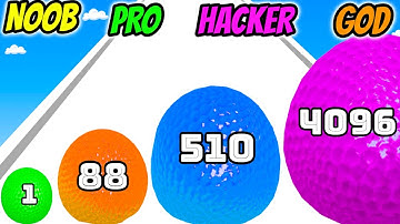 Ball Balloon Run - NOOB vs PRO vs HACKER vs GOD