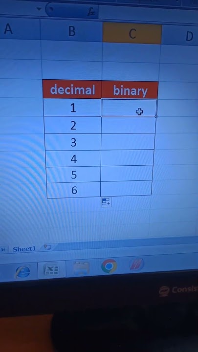 नम्बर को Binary code में कैसे बदले #excel tricks#excel formula#advanced ...