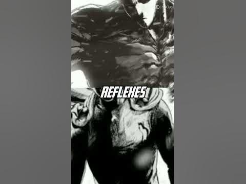 saitama terra 2 vs saitama mangá negative diff #shorts