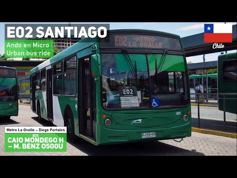 Ando en Micro | Viaje E02 Transantiago en bus Caio Mondego H Mercedes Benz O500U BJFX56