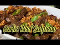 EASY TO COOK GARLIC BEEF SALPICAO RECIPE | cook with Lovely Ruffanel