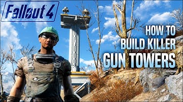Killer Gun Towers for Your Settlements 🛡️ Fallout 4 No Mods Shop Class