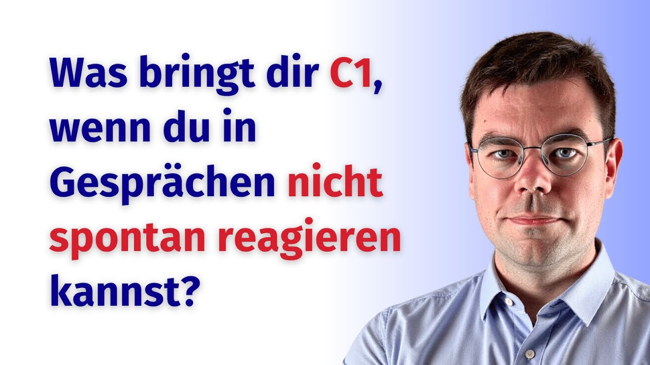 Warum spontanes, fließendes Deutsch sprechen so schwer ist (auch auf C1)