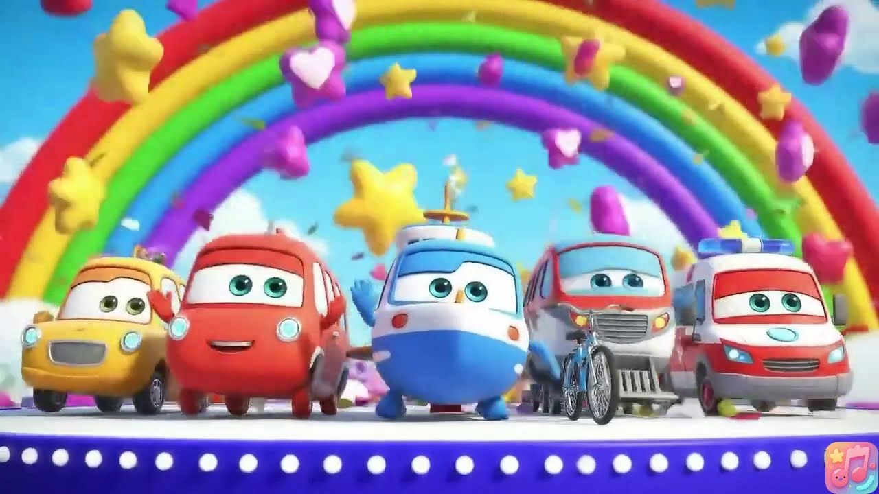 Transportation Song for Kids | Car Truck Train Plane  | GetalongBeats