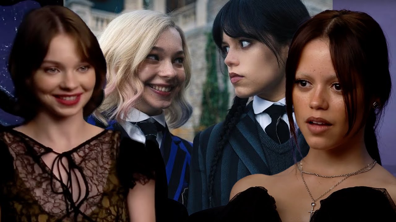 ‘Wednesday’: Jenna Ortega on Nailing DEADPAN Stare; Emma Myers on Enid’s EDGE (Exclusive)