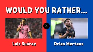 Would You Rather #football player edition #3