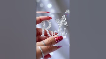 Ruchi  name letter WhatsAppstatus video#commenturname#name #loveletter#shorts#love#short#4k#nameart