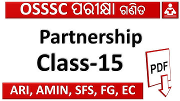 Mathematics Class For Ari, Amin, statistical field surveyor, forest Guard, Excise Constable #OSSSC