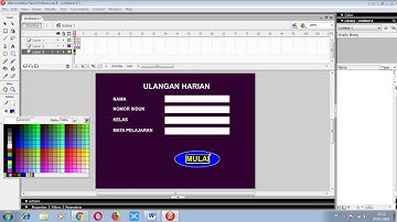 TUTORIAL CARA MEMBUAT QUIZ INTERAKTIF DENGAN MACROMEDIA FLASH 8