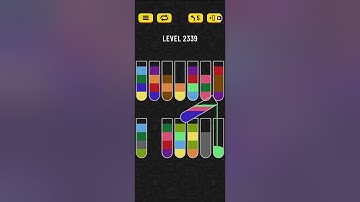 Water sort puzzle level 2339