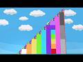Let's Count 1 to 100 with Numberblocks Step Squad ! Super Fun Cubes