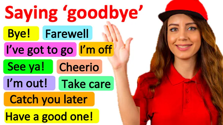 SAYING 'GOODBYE' IN ENGLISH | Formal & informal | Learn with examples & quiz!