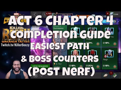 Act 6 Chapter 4 Completion Guide (Post Nerf)  l  Marvel Contest Of Champions