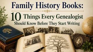 Family History Books: 10 Things Every Genealogist Should Know Before They Start Writing