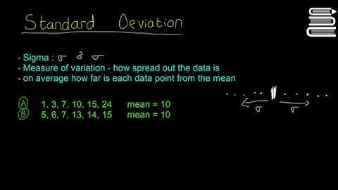 Leaving Cert Maths - Statistics 16 - Standard Deviation