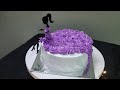 Sitting Girl Cake Decoration Tutorial | Rosette cake Tutorial | Doll Cake
