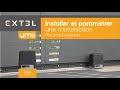 Installation de la motorisation connecte extel umii xc500 pour portail connect