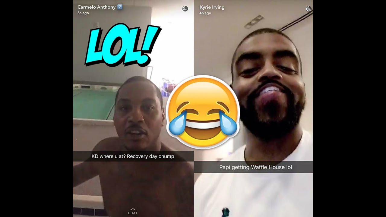 Kyrie Irving Snapchat : Funny Snapchat Videos with USA Basketball Teamates