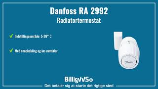 Luminans Ved en fejltagelse Høre fra Danfoss RA 2992 Termostat Fjernføler | EAN: 5702420048123 - YouTube