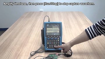 handheld oscilloscope demo