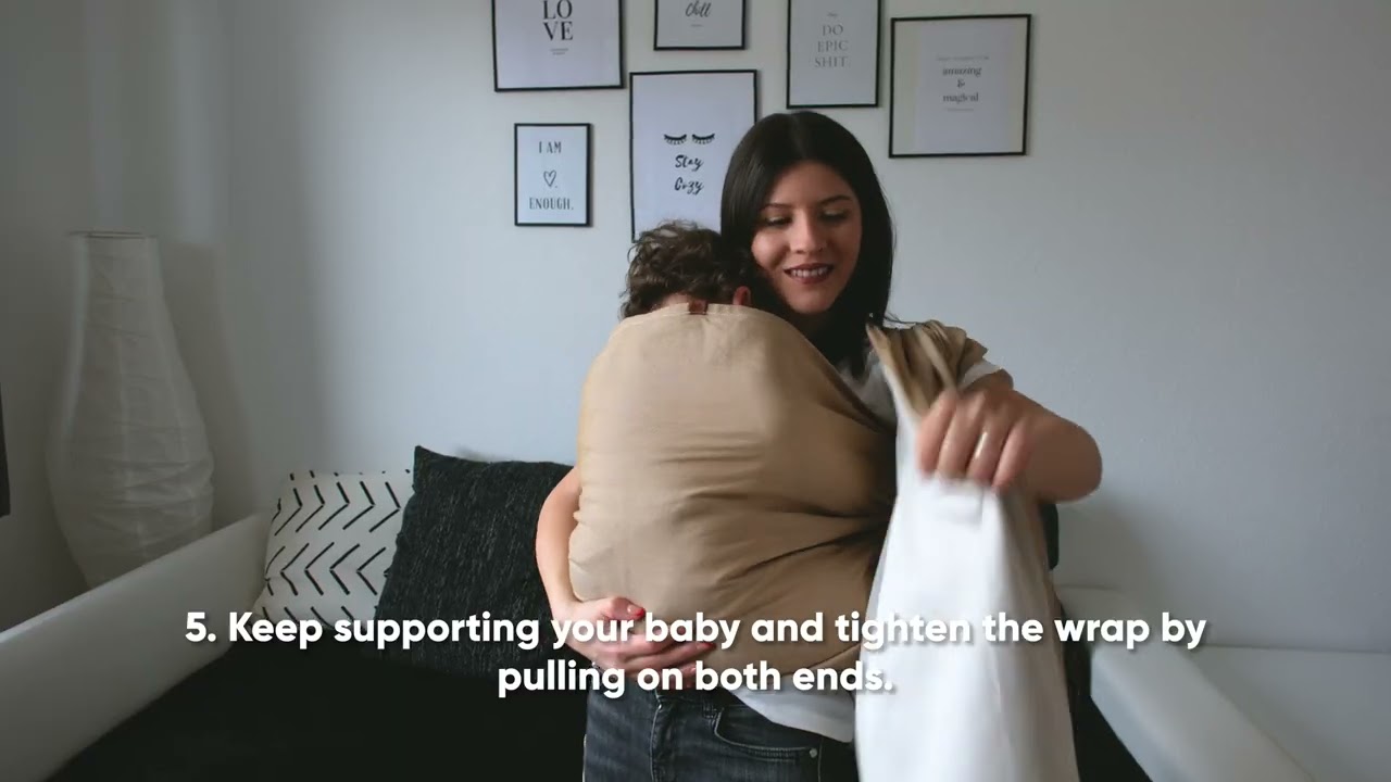 video Baby Wrap – Be Lenka Folk – Blue