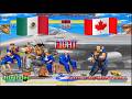슈퍼 스트리트 파이터 2 터보 ➤ djfrijoles (Mexico) vs POLICE DE MONTREAL (Canada) Super Street Fighter 2 Turbo