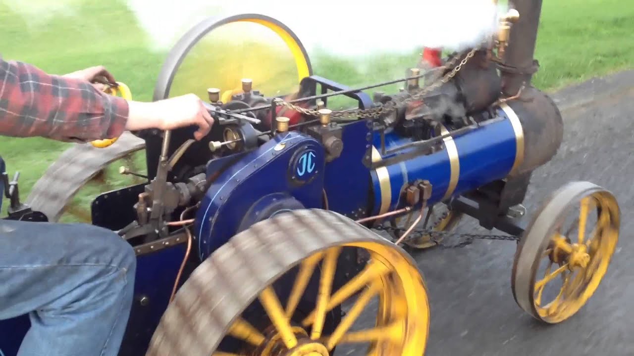 4 Inch Scale Garrett Traction Engine - YouTube