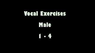 Vocal Exercises Male 1-4