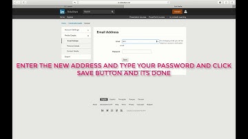HOW TO CHANGE YOUR EMAIL ADDRESS ON SLIDESHARE LINKEDIN