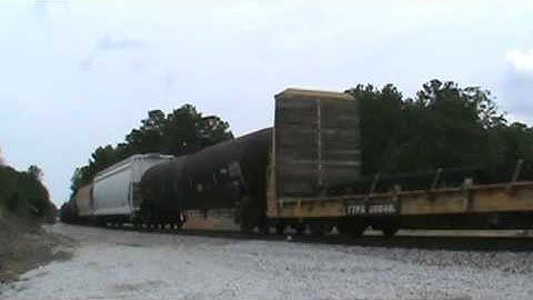 CSX 119 leads CSX Q619-14 in Newnan, GA