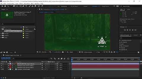 Position layers in a composition | Adobe After Effects CC tutorials for beginners