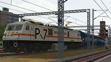 GOA EXPRESS II गोवा एक्सप्रेस II JOURNEY IN MSTS OPENRAILS