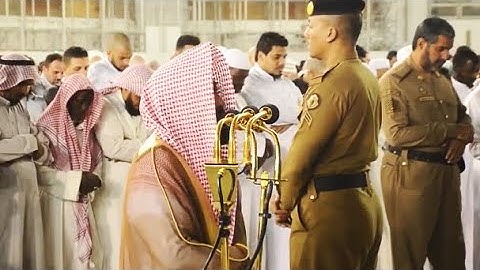 “إِنَّ الله ومَلائِكَتَهُ يُصَلّونَ عَلَى النَّبِي..” من اجمل تلاوات غريد الحرم الشيخ عبدالله الجهني