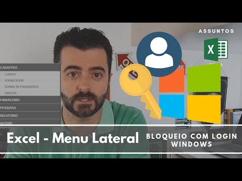 Excel - Menu Lateral com Controle de Acesso pelo Login Windows